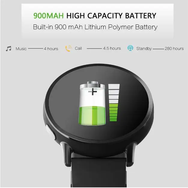LEMFO LEM X GPS Smart Watch 4G Android 7.1 1GB+16GB 2.03 Inch screen 8MP Camera Heart Rate Smartwatch Phone Wristwatch.