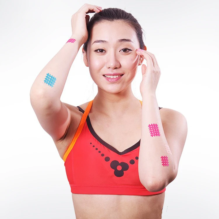 Free samples CE approved Kinesiology Cross Tape Cross patches for adjusting muscles and acupoints to relieve many kinds of pain