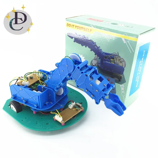 Funny Remote Robot Arm car DIY kit