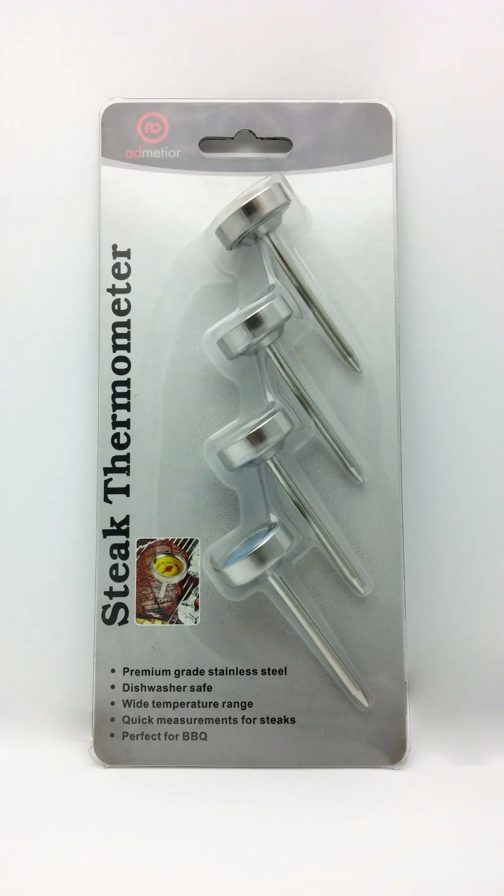 Tiny Stainless Steel Steak Poultry Thermometer