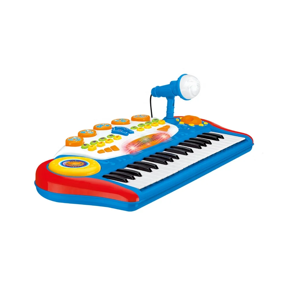Best selling children piano toy 37keys electronic organ keyboard toy with multifunction .