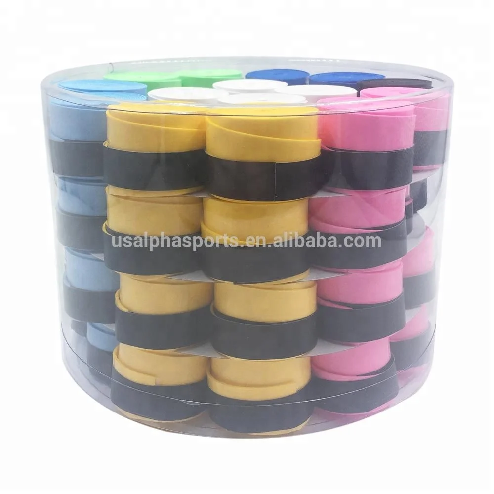 
Customize Tennis grip tape Hot sale PU badminton overgrip for tennis racket 