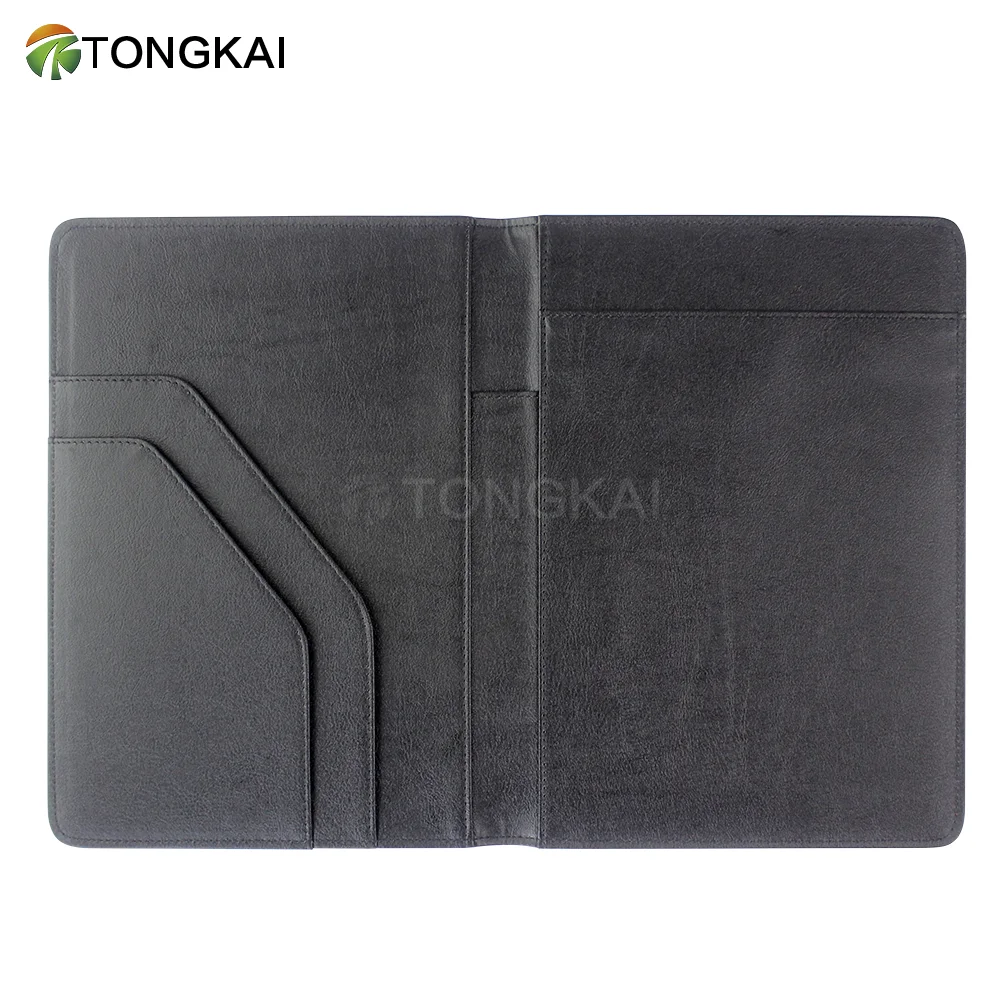 Legal size creative imitation leather folder design a4 leather portfolio folders