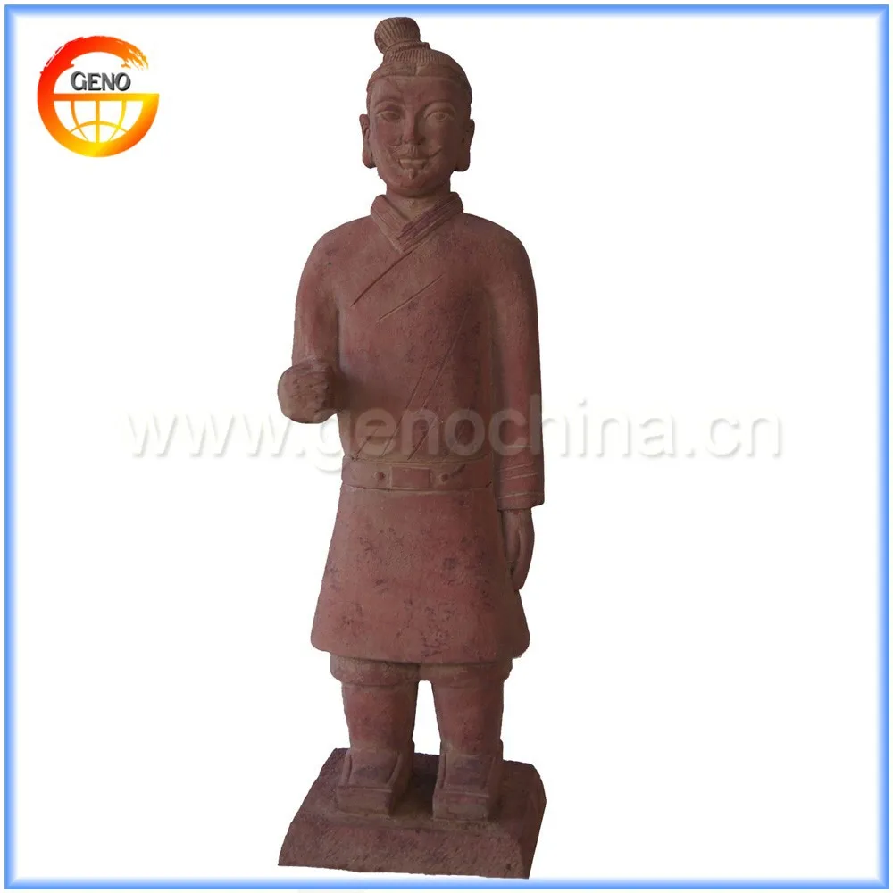 
Factory Antiqued Stone Terracotta Warriors 