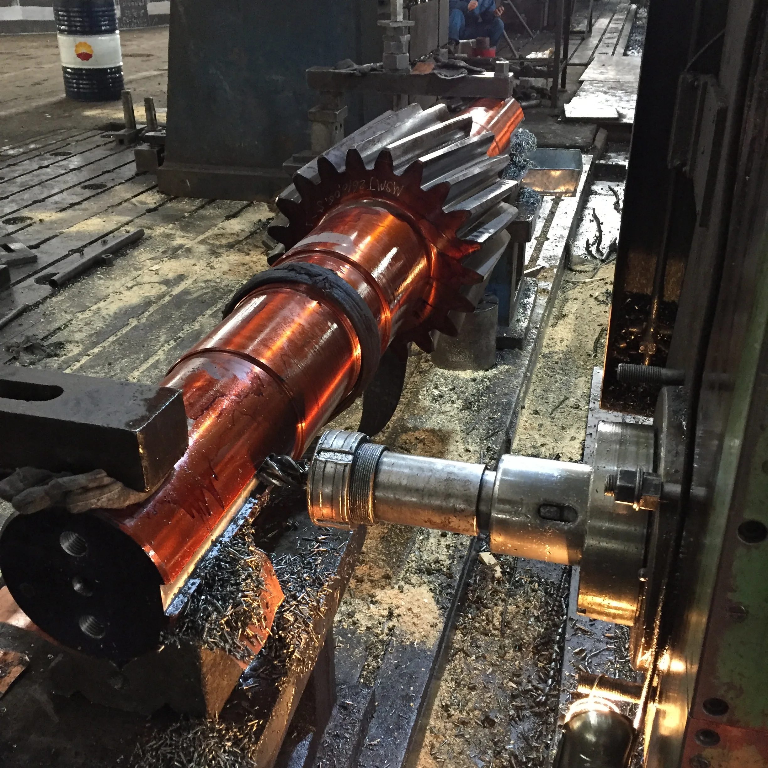 Cnc Milling Machining Forging Steel Rotary Kiln Double-helical Customized Flexible Oem Metal Forged Spindle Forged Shaft