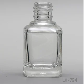 Manufacture high repurchase rate square shape 8ml, 10ml, 12ml private label nail polish bottle