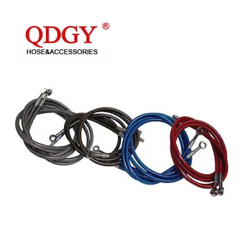 hydraulic stainless steel nylon brake line