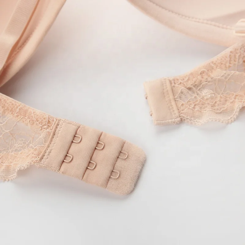 
Wholesale Sexy lace underwear girl bra No steel ring thin cotton cup bra Sleep bra 