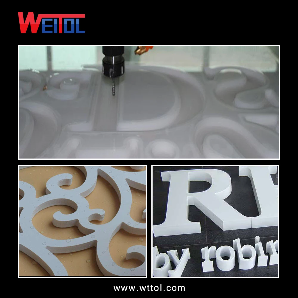 6mm CNC double flute straight engraving bits for MDF