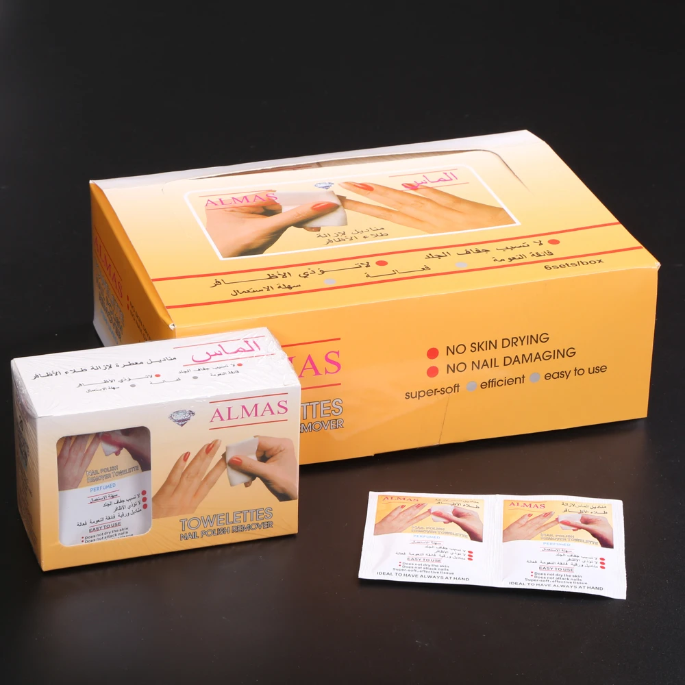 
Fast & Easy nail polish remover pads for All Nail Types 