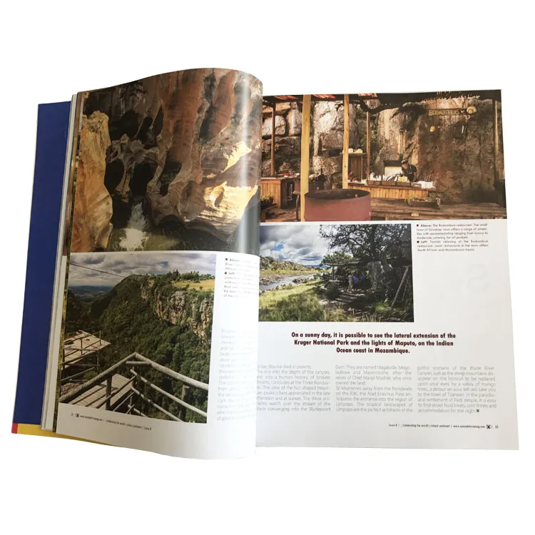 Free sample custom printing full color glossy art fashion adult magazine