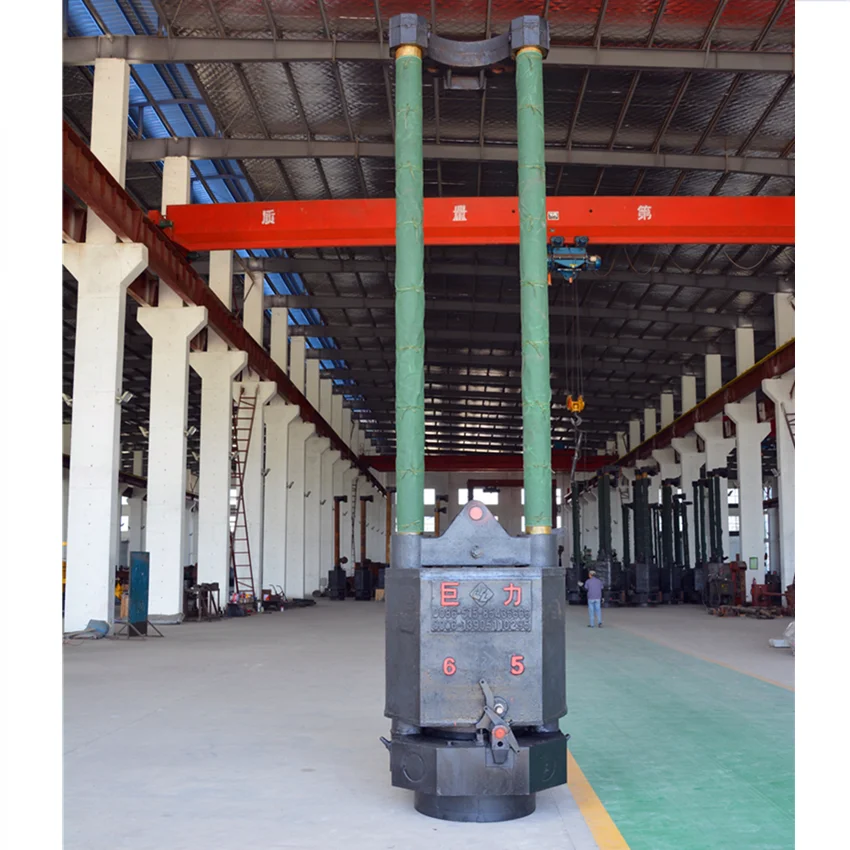 China Juli  DD35 rod type diesel pile impact hammer with leader mast system for crane and excavator