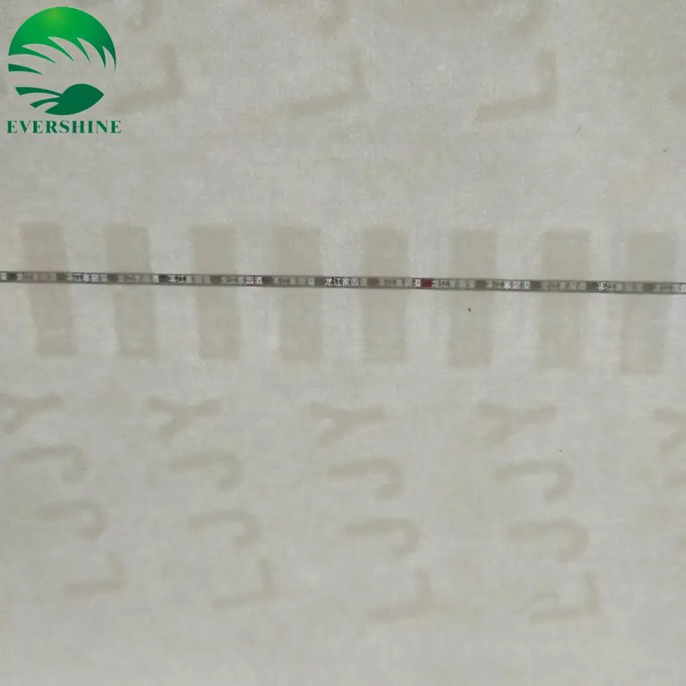 Хорошая цена Высококачественная защитная бумага с цветными волокнами