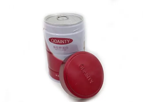 Large Capacity OEM Food Grade Round Metal Tin Can for Coffee Powder Packaging