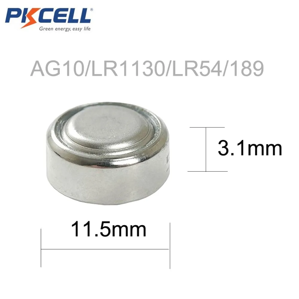 button cell battery lr130 ag10 1130 l1130 alkaline coin cell in high performance