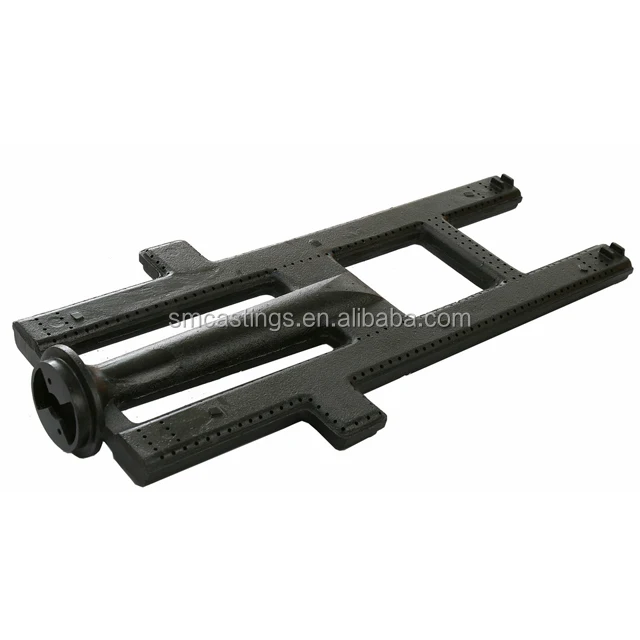
H type cast iron gas burner with enamel finished 