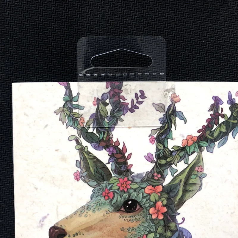 Hanging Display Tabs with Large Adhesive Slot Hole Peel and Stick Plastic Hang Tabs