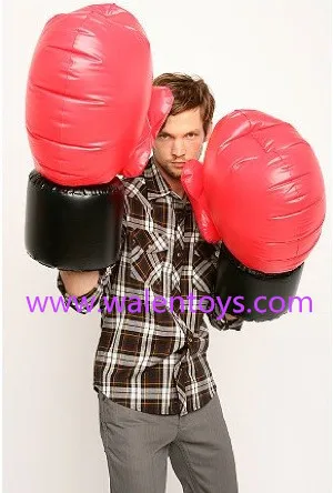 Kids Plastic Inflatable Huge Boxing Gloves/punching gloves