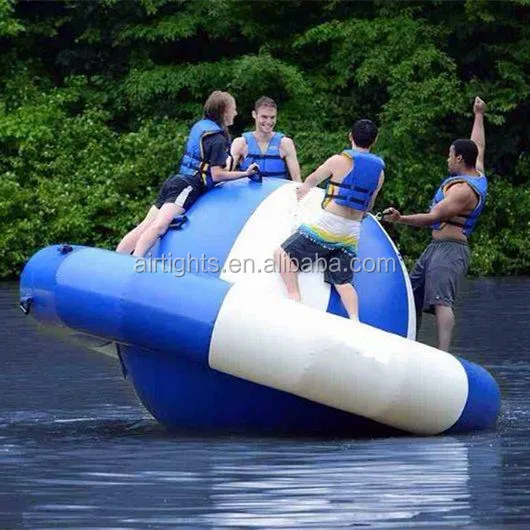 Inflatable Water Park Equipments, 0.9mm Durable PVC Inflatable Water Games