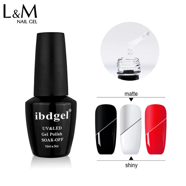 L&M nail polish factory Long lasting No sticky matte Top Coat Powder Nail Polish Gel
