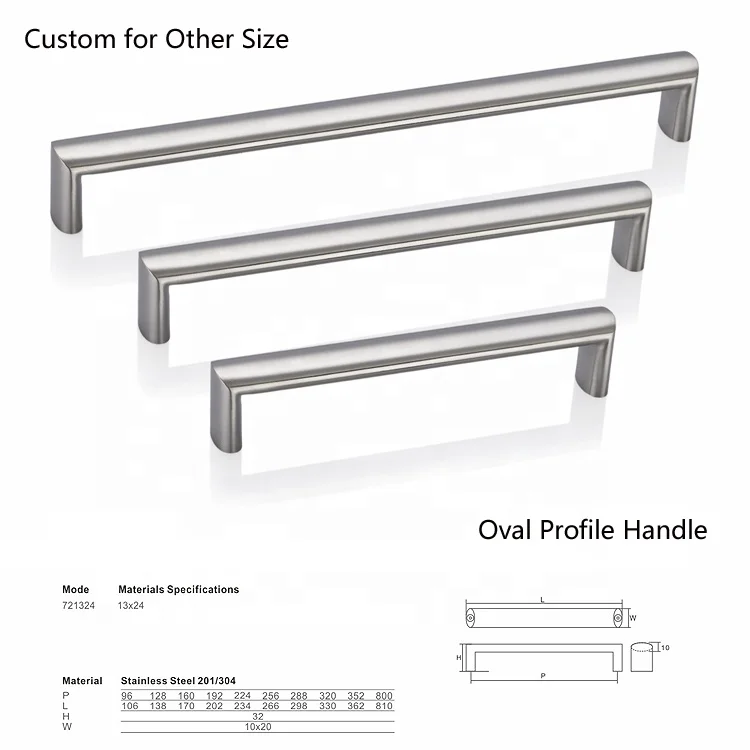Cupboard Cabinet Drawer T Bar Bedroom Furniture pull Stainless Steel Handle for cabinet