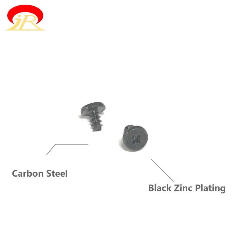 
For Computers Laptops Cylinder Head Machine Screw Carbon Steel Phillips Black Galvanized Precision Screw 