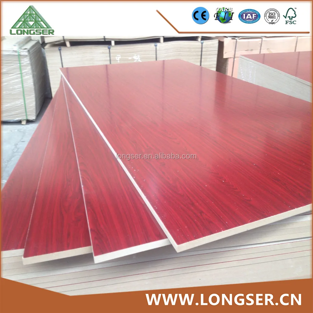  МДФ с черным меламиновым покрытием 8 мм