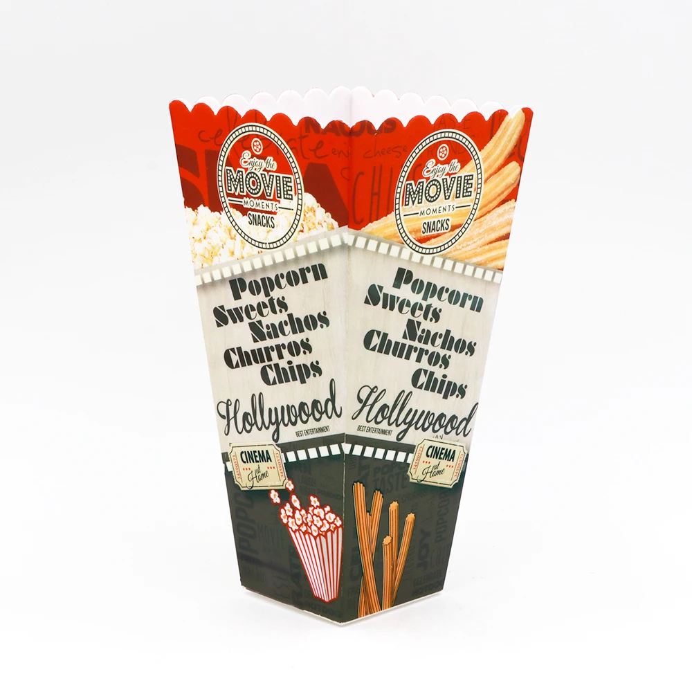 
Custom logo PP plastic popcorn bucket for cinema 