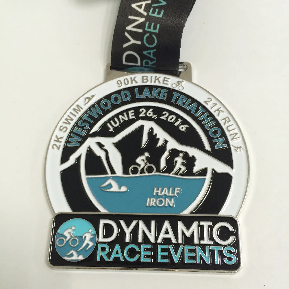 Индивидуальные спортивные медали и награды для бега гонок литье под давлением мягкая эмаль или твердая металлическая медаль