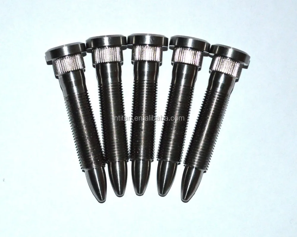 Gr5 titanium wheel stud M12*1.25/1.5*40mm racing car