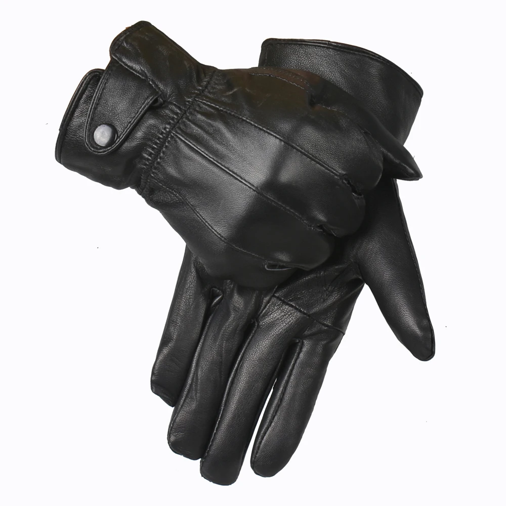 Genuine Leather Gloves Men 2015 Winter Glove High Quality