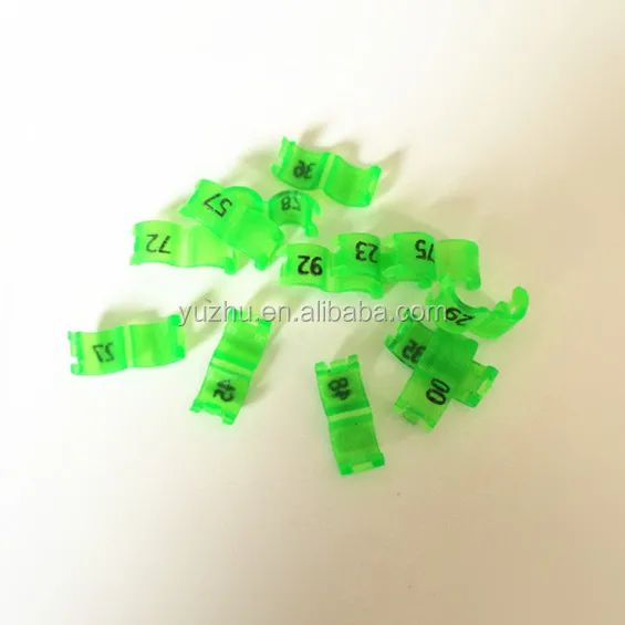 Birds Plastic Rings Canary Plastic Rings Finch Plastic Rings Clips With Vious Color