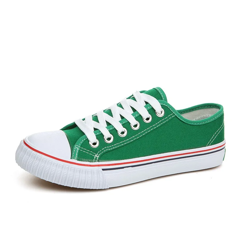 Unisex Low Top Casual Vulcanized Canvas Skate Shoes