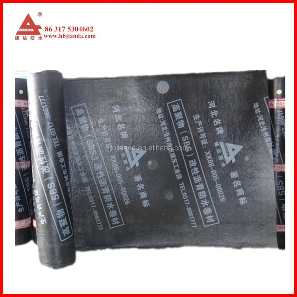 SBS/APP modified bituminous 3mm 4mm waterproof roofing membrane