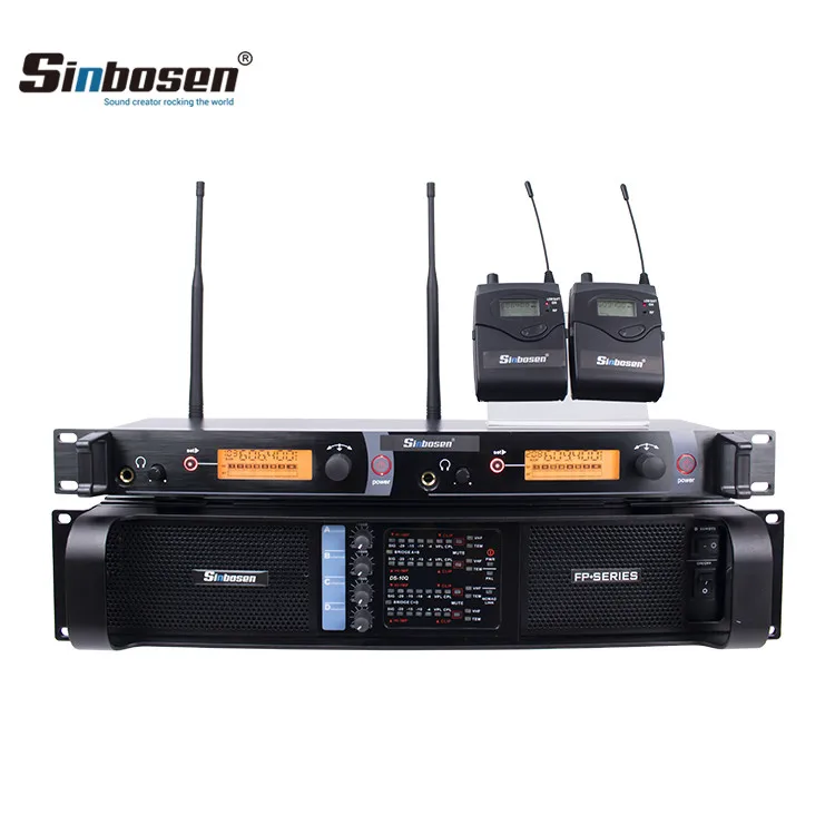 In ear monitor M-2050 wireless microphone system 2000W power amp DS-10Q recommended amplifier power for speakers