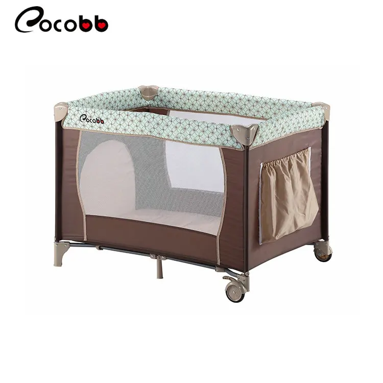 New design cheap price folding children crib baby cot bed