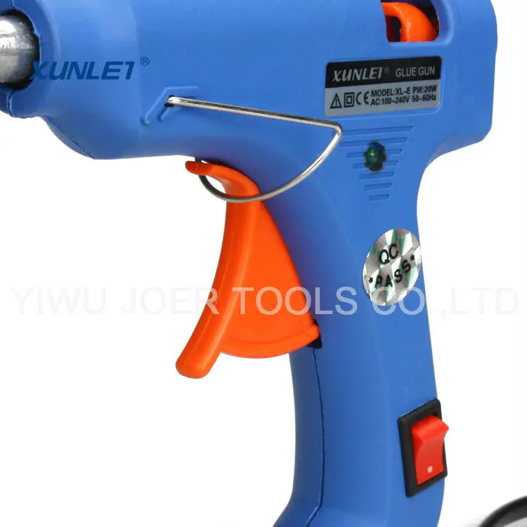 Factory directly sale blue 20w Hot Melt Glue Gun