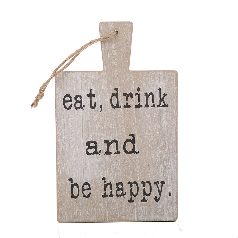
If You Want Breakfast in Bed Sleep in The Kitchen Home Decorative Plauqe Wooden Plaque Hanging Sign Board 