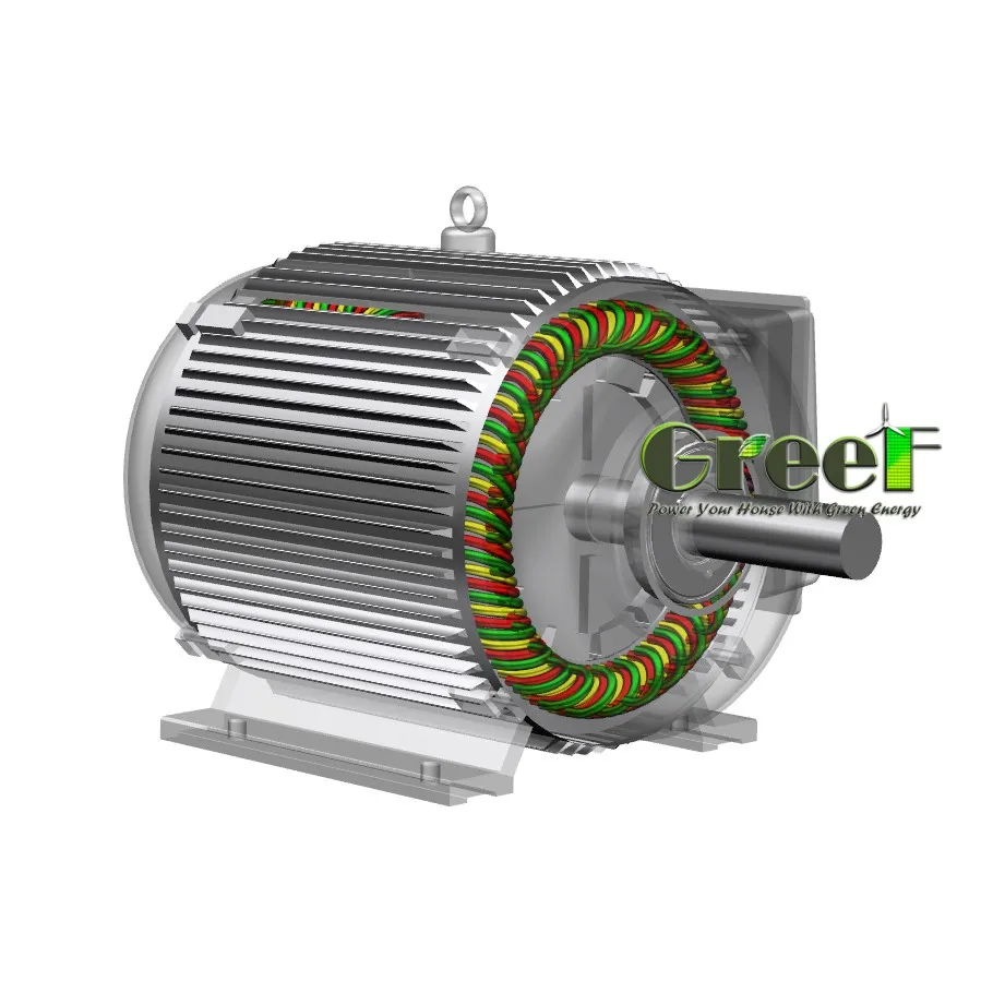 15kW 250RPM Wind Turbine Low RPM Speed Permanent Magnet Generator.