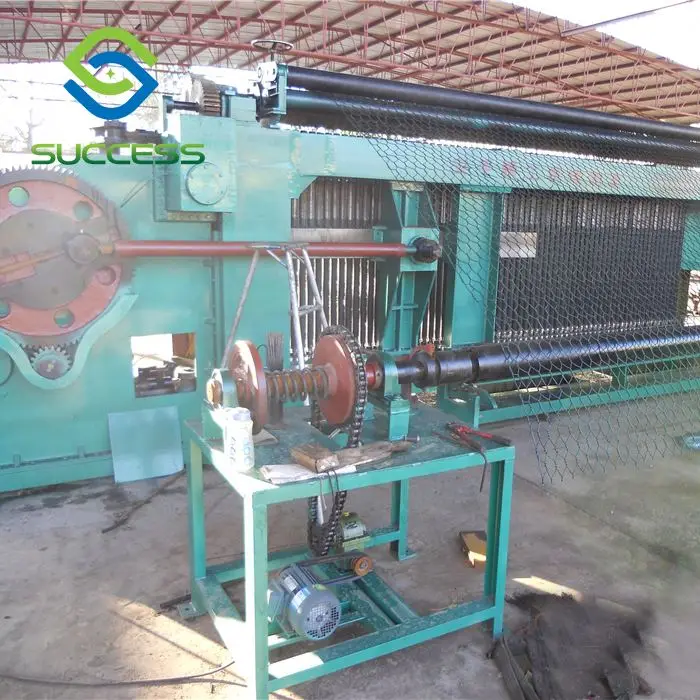 Wire Mesh Weaving Gabion Basket Machine