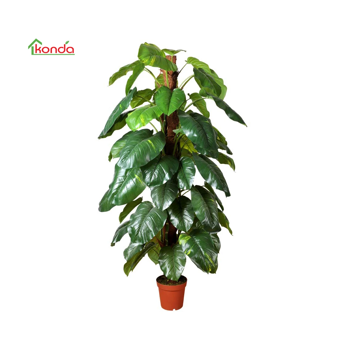 Artificial Subtropics Fake Monstera Climate and Medium Size Trees Artificial Fabric Flowers Plant Green Natural Touch Leaf