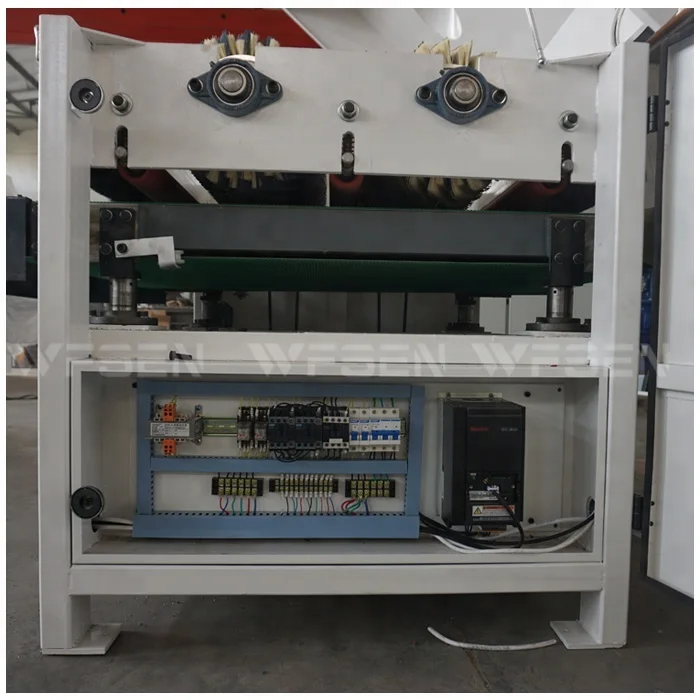 China Factory Profile Plywood Woodwork Dual Heavy Duty Cabinet Wood Brush Sander Machine