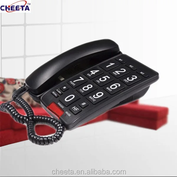 Стационарный телефон для пожилых людей с