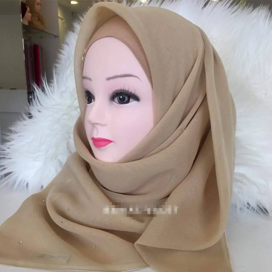 muslim scarf wedding voile scarf tudung indonesia fabric