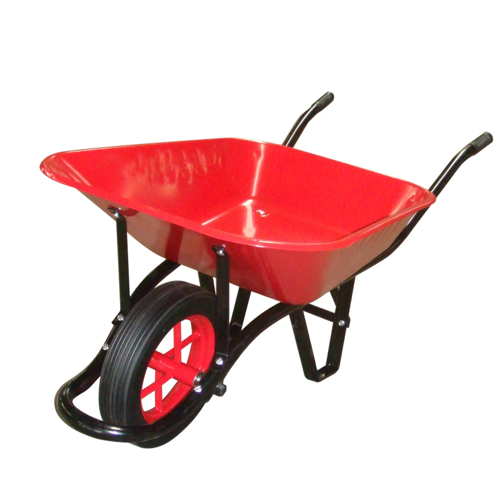 Qingdao wheelbarrow factory wholesale 5CBF sand capacity wheelbarrow