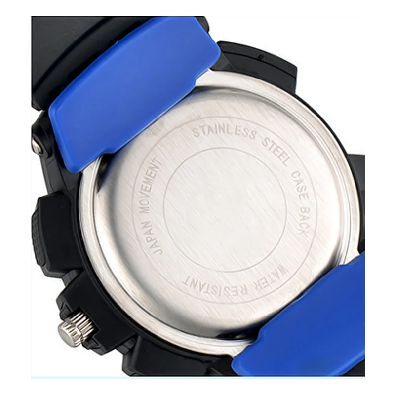 
Water proof watch with chronograph clock for men sports mens waterproof wrist watch 