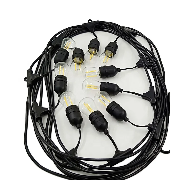LED String Outdoor Party Commercial String Lights E26 Socket