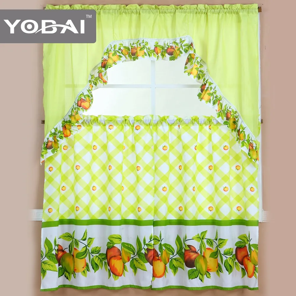 Latest Kitchen Printing Curtains Design