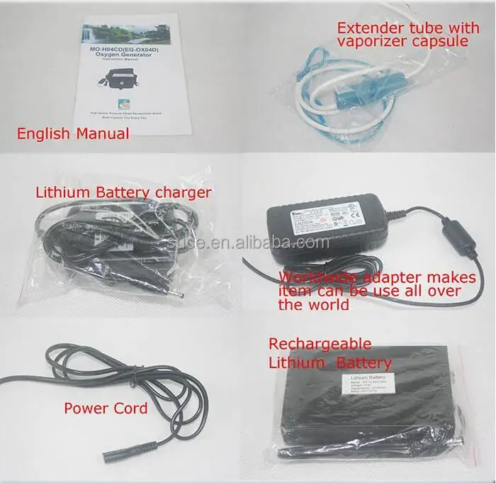 3L Cheap Mini battery portable oxygen concentrator with carry case