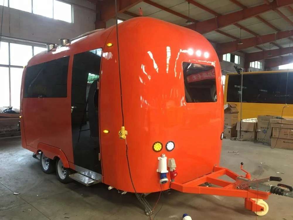 
China manufacturer food trailer mobile food truck crepe carts/fast food vending truck/hot dog trailers for sale 
